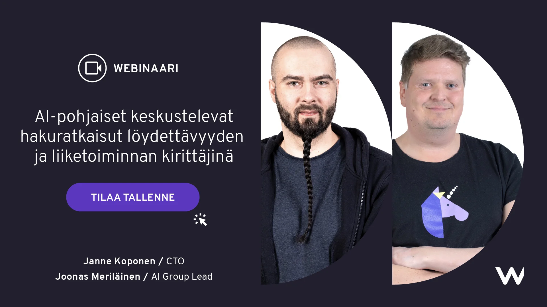 AI-pohjaiset hakuratkaisut — webinaaritallenne