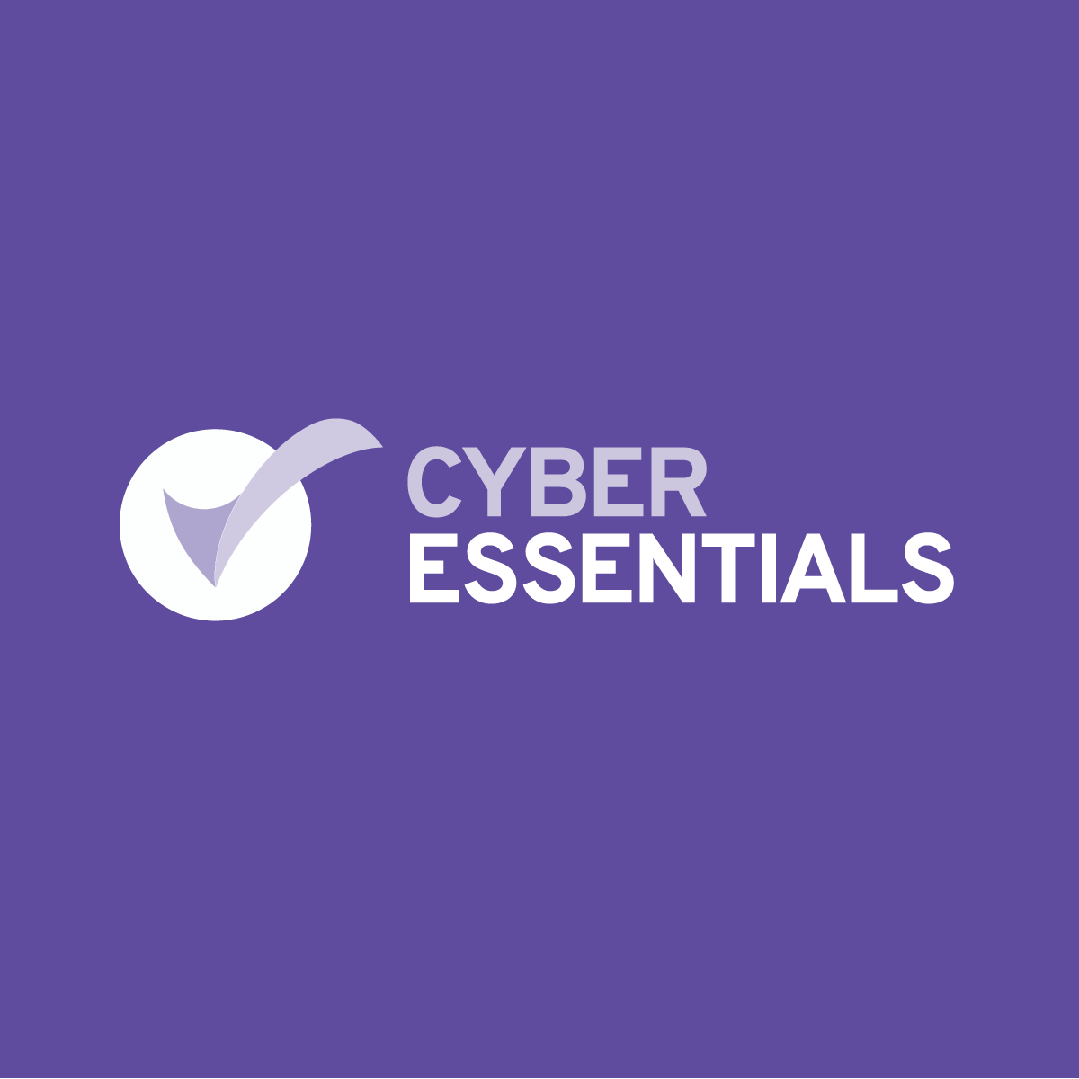 Cyber Essentials logo on purple