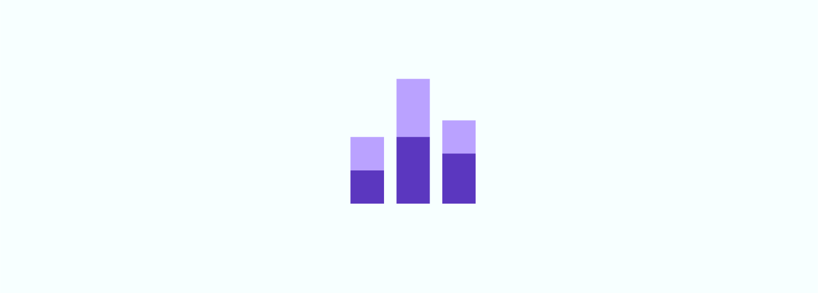 Graphic data bars on light background