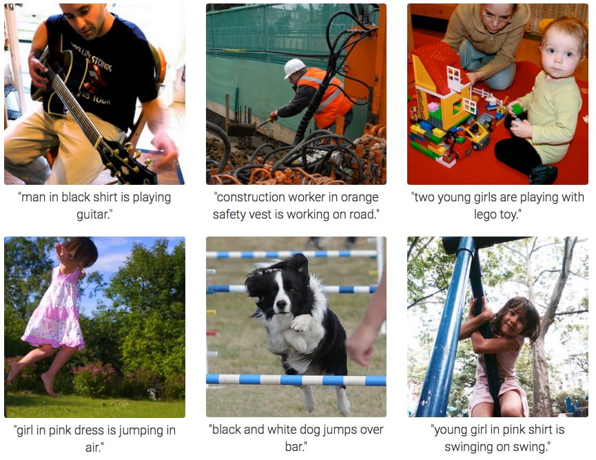 Automatic image caption generator