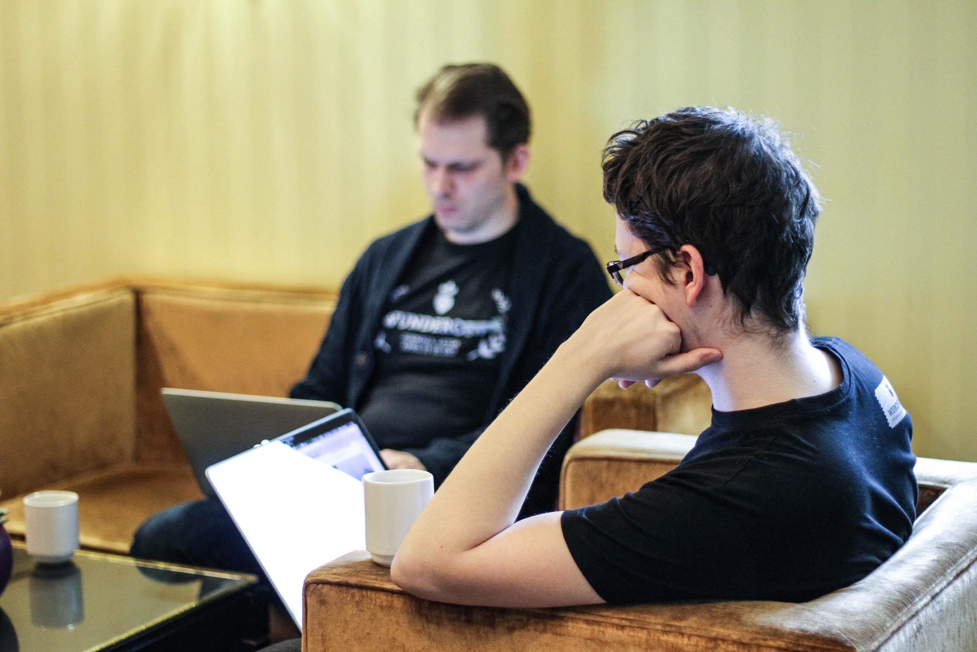 Developers working