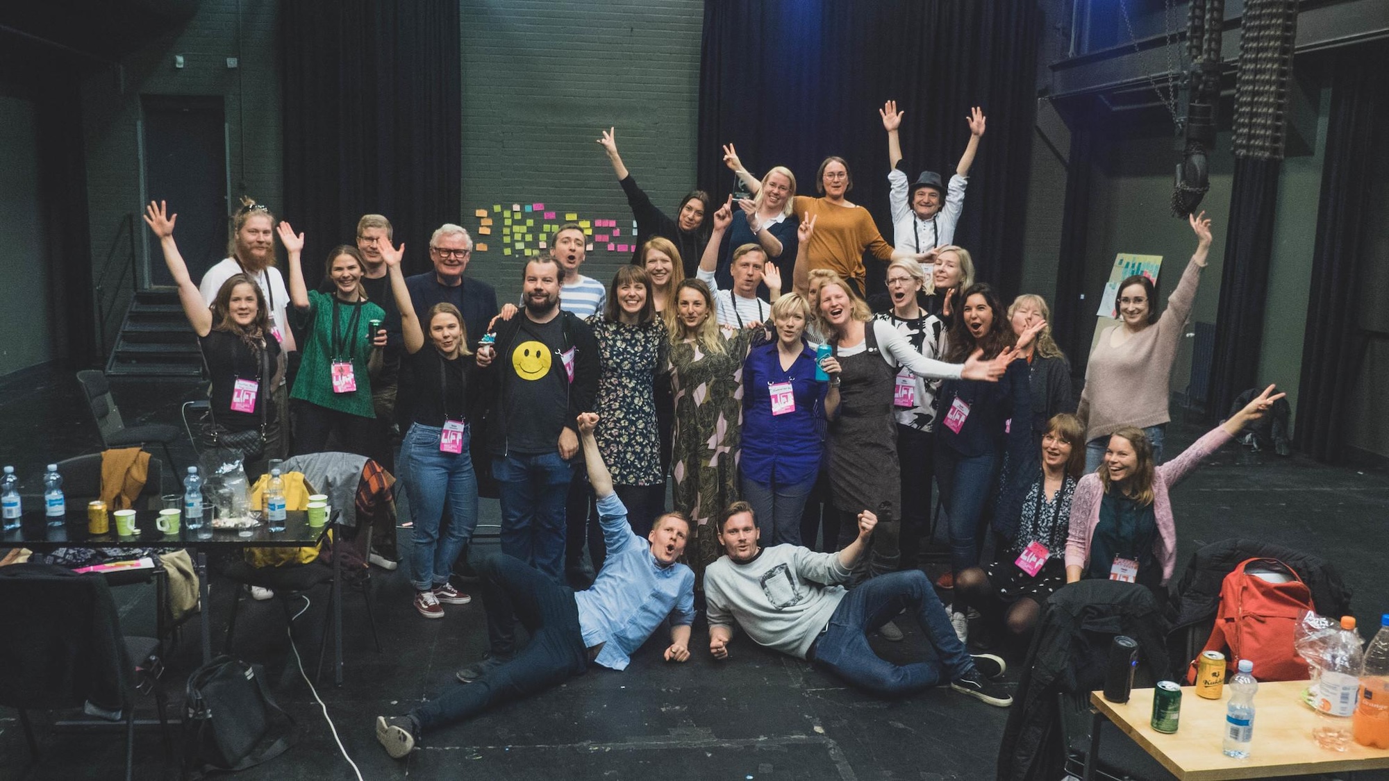 Emotion hack day team in a group photo