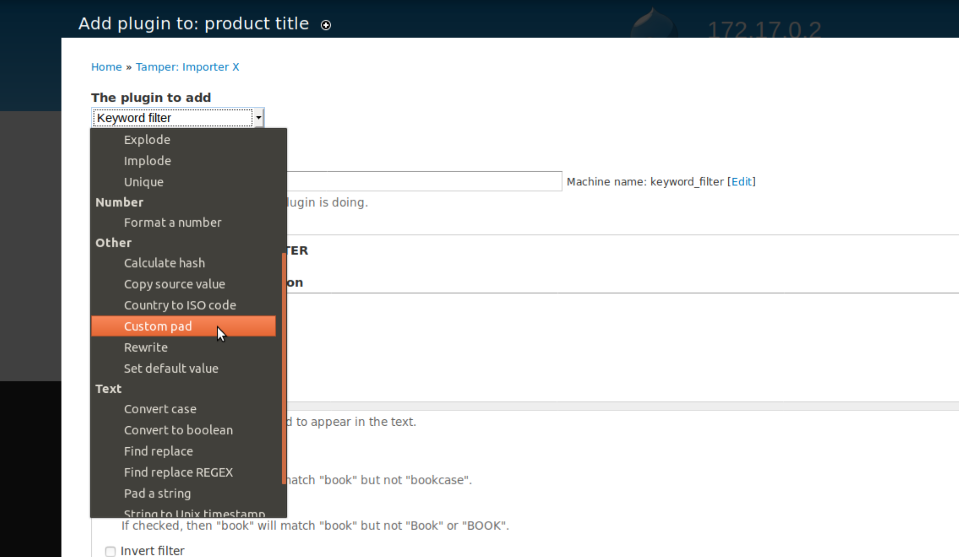 Screenshot of a website