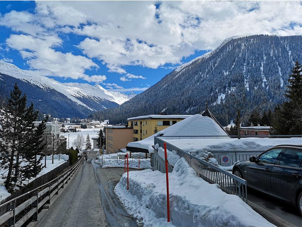 Mountain view from Davos