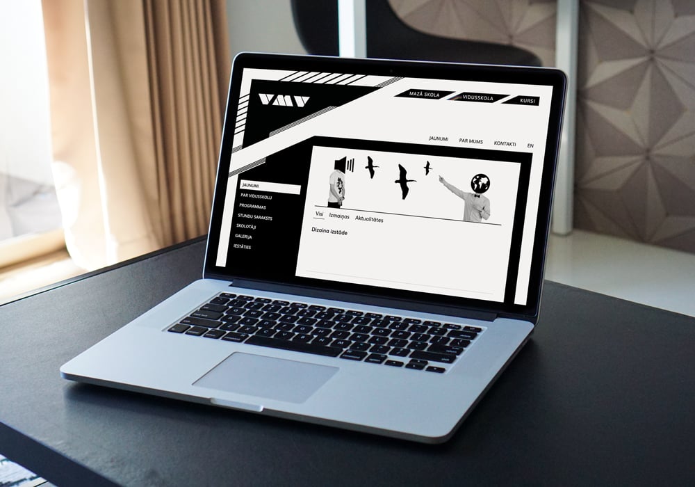 Valmiera art school's website