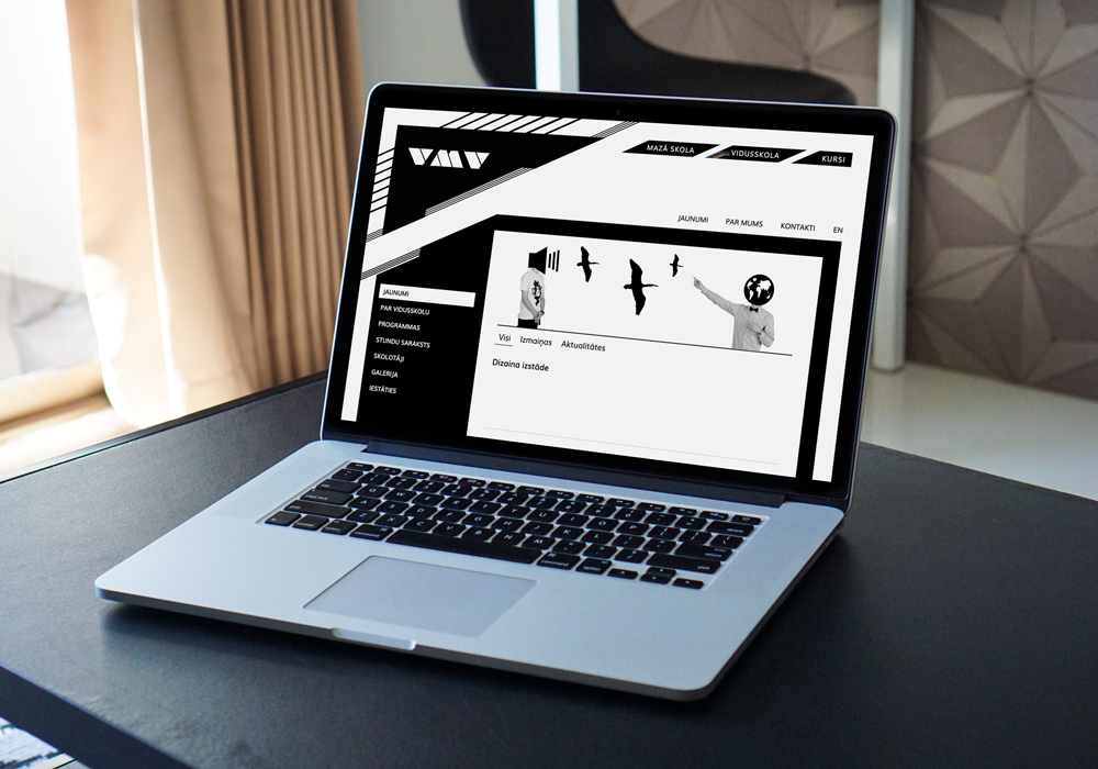 Valmiera art school's website