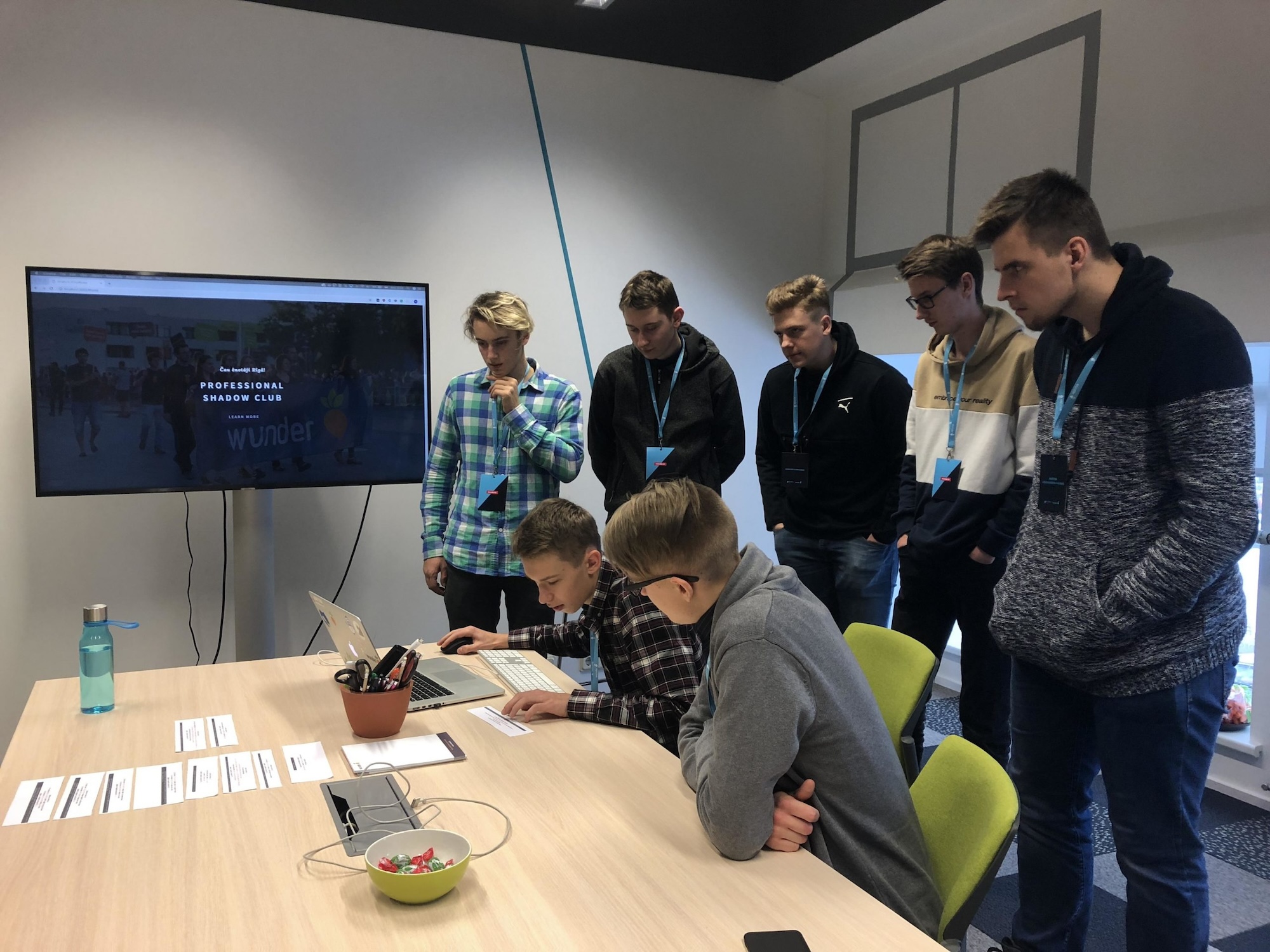 Welcoming shadows in our offices in Valmiera and Riga